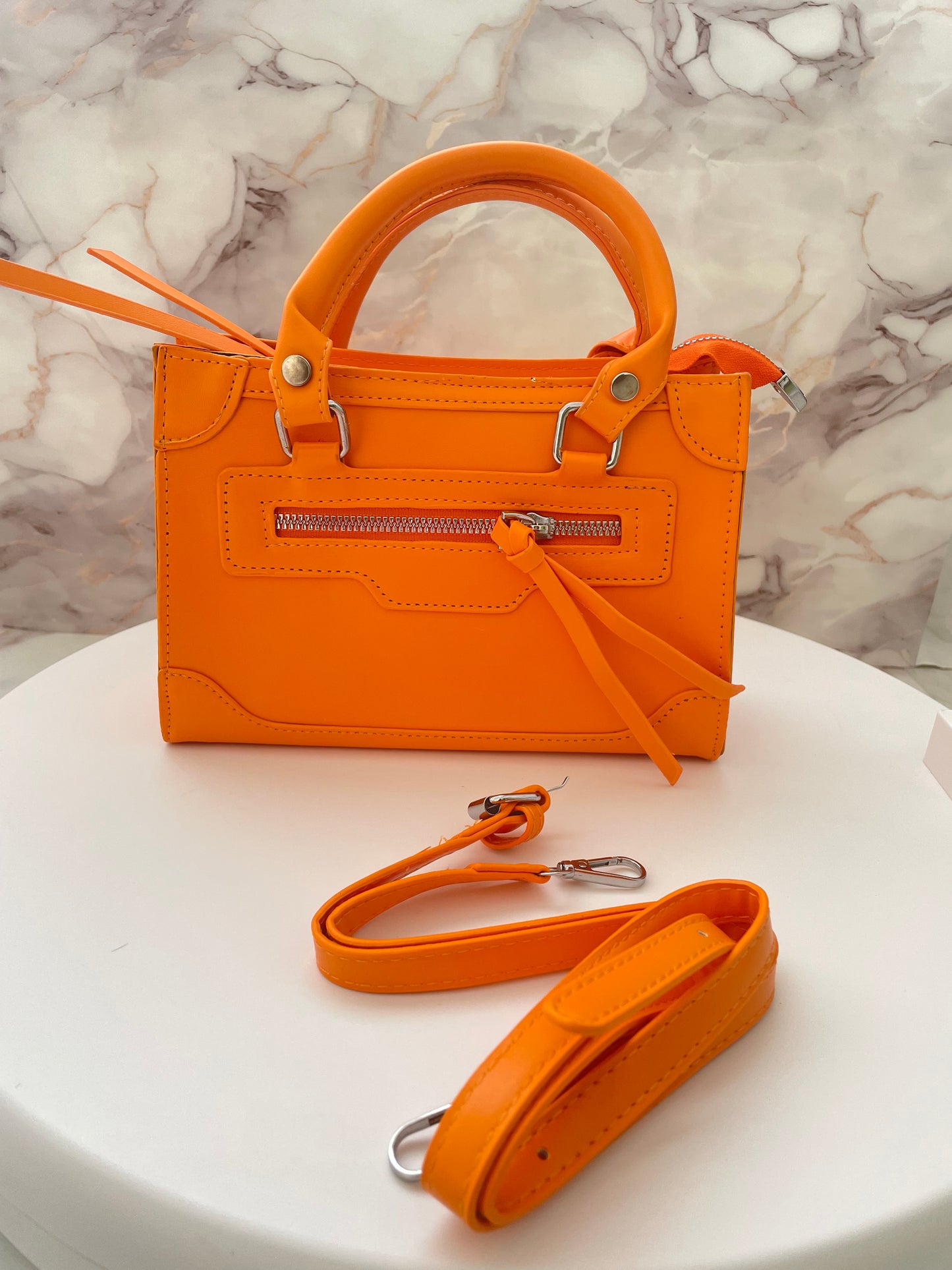 Orange Mini Handbag