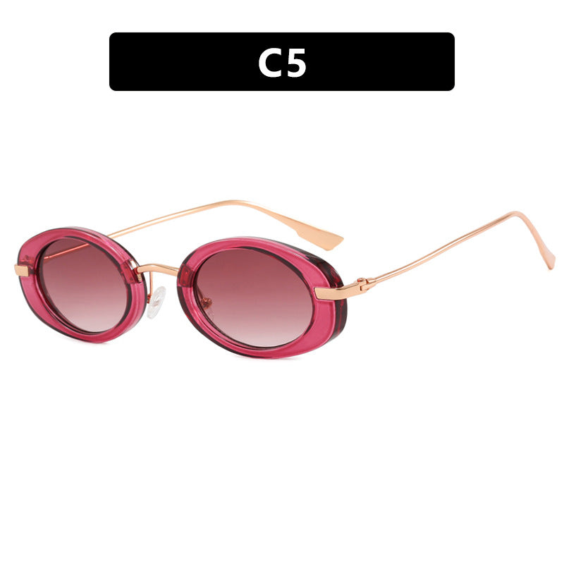Keba Oval Retro Sunglasses