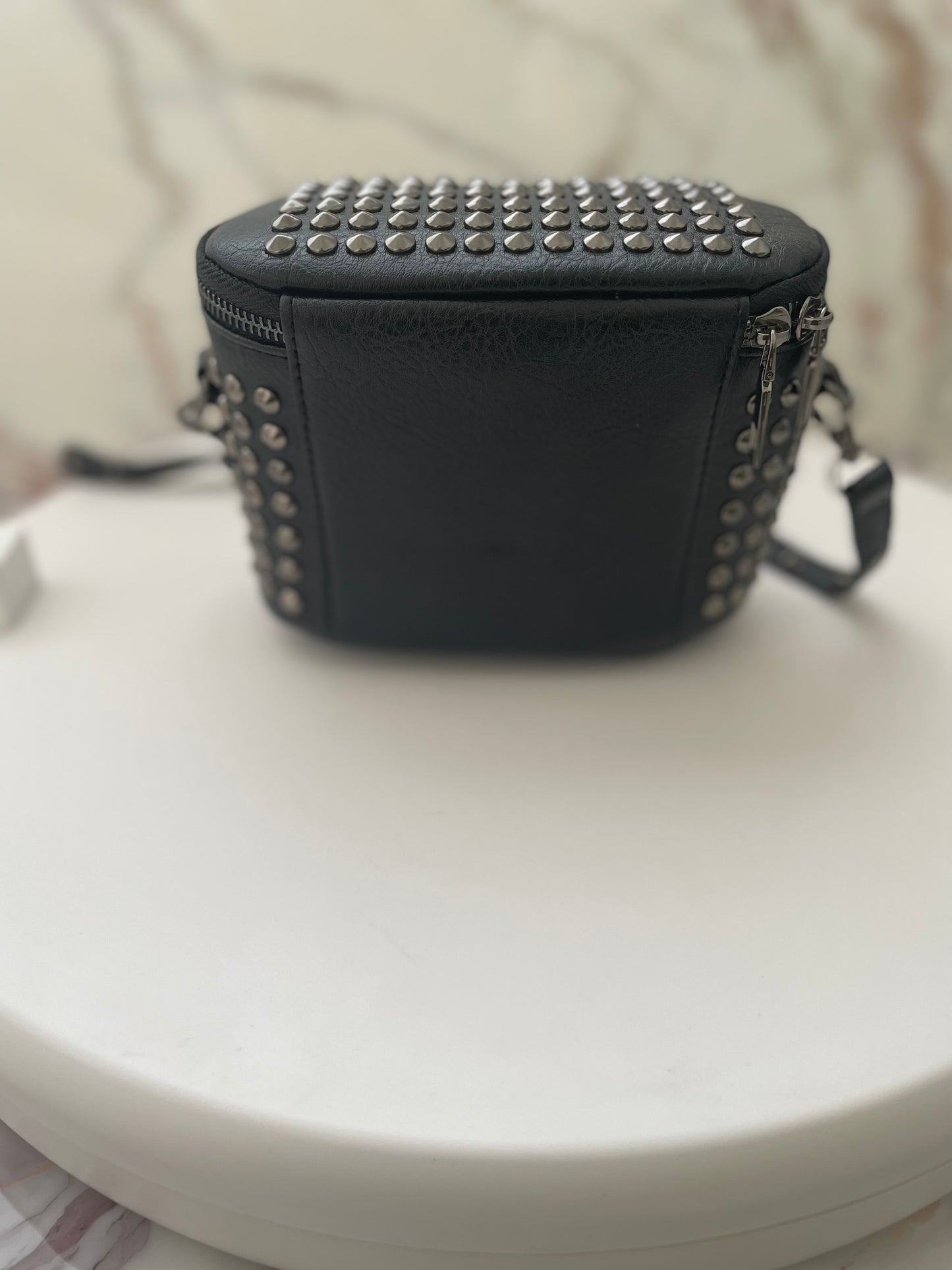 Edgy Studded Crossbody Bag