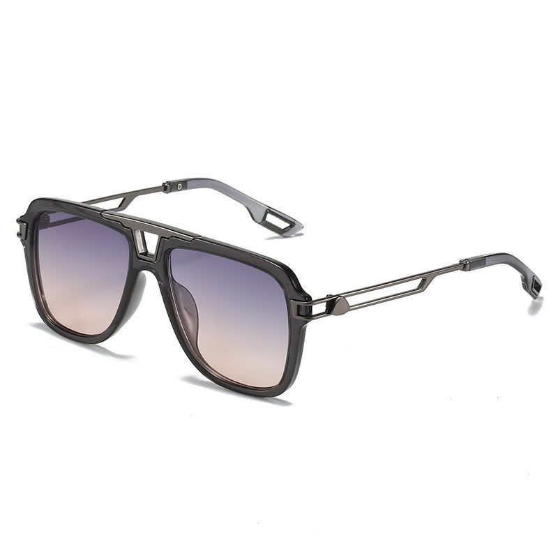 Aviator Luxe Shield Sunglasses
