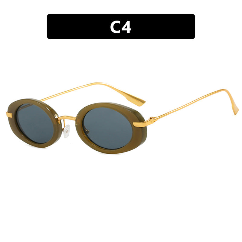 Keba Oval Retro Sunglasses