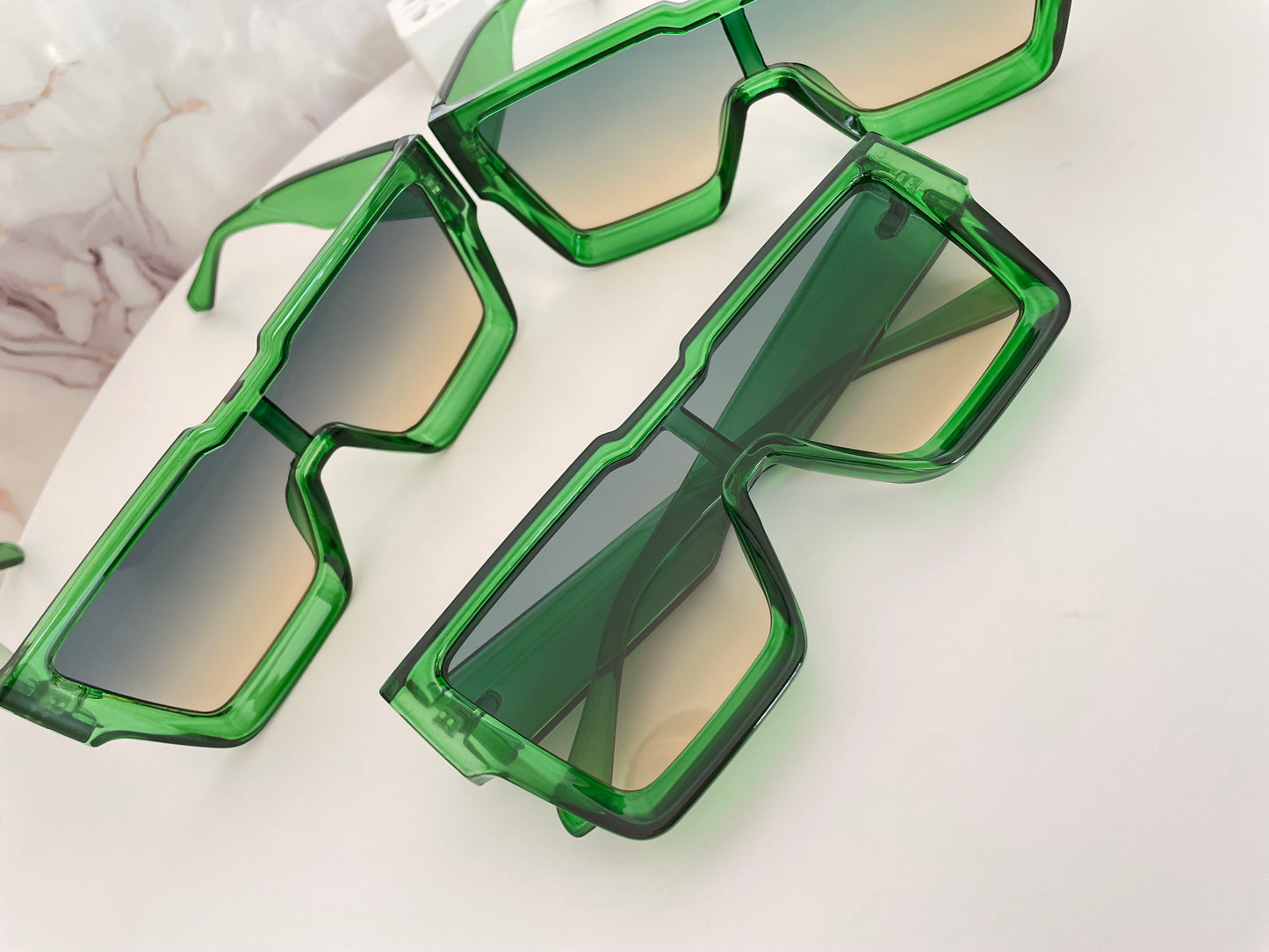 Oversized Square Glasses (5-Piece Bundle)