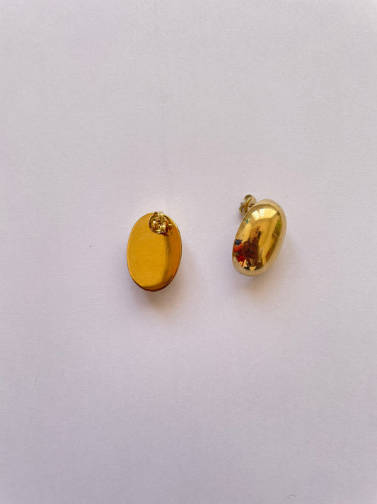 Oval Dome Earrings