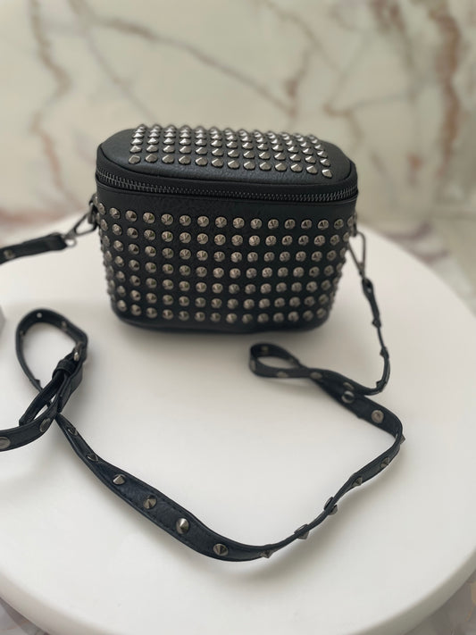 Edgy Studded Crossbody Bag