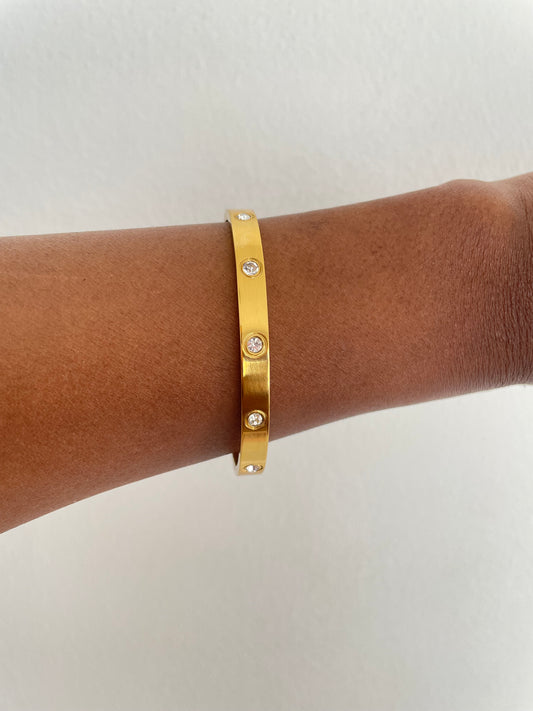 Love Diamanté Bangle