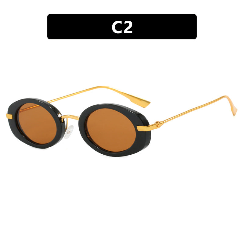 Keba Oval Retro Sunglasses