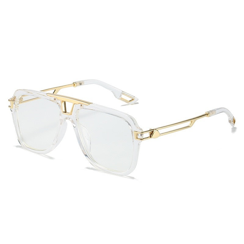 Aviator Luxe Shield Sunglasses