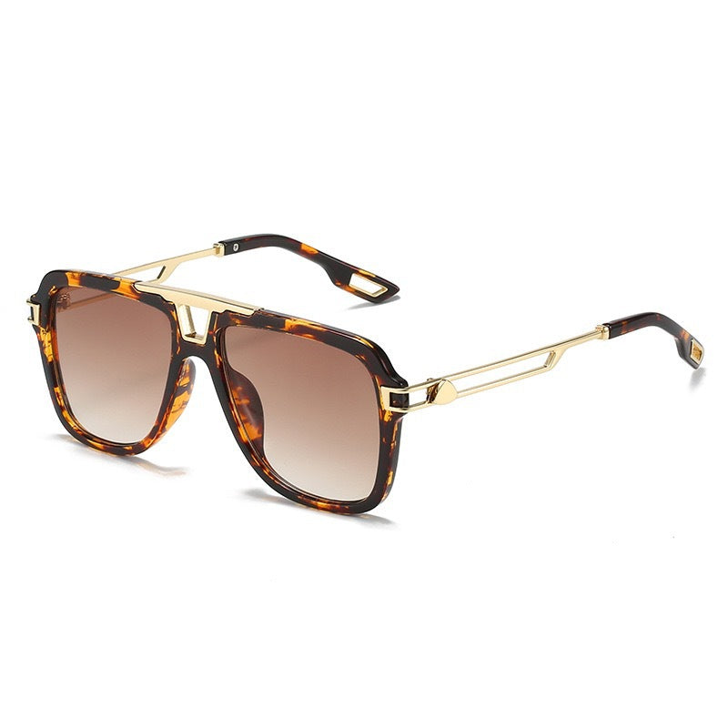 Aviator Luxe Shield Sunglasses