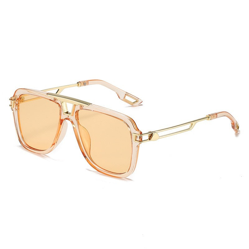 Aviator Luxe Shield Sunglasses