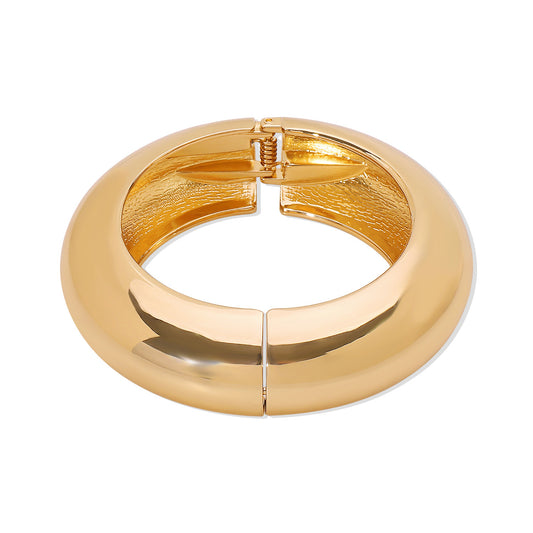 Luxe Dome Hinge Bangle