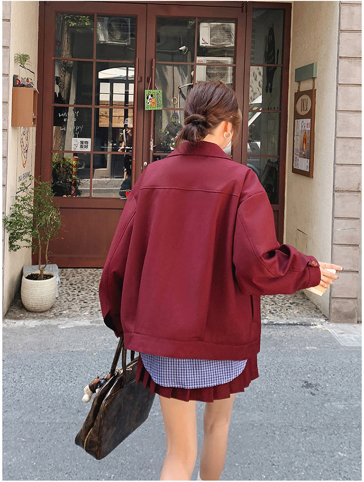 Burgundy Breeze Two-Piece Set